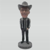 Custom black pants bobble head