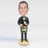 Personalized custom man bobbleheads