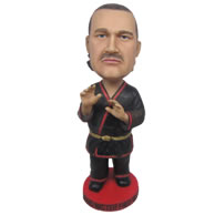 Personalized custom taekwondo athletes bobbleheads