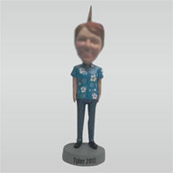 Custom casual male bobbleheads