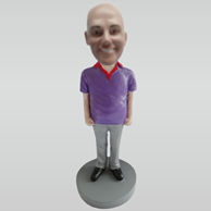 Custom Leisure man bobblehead doll