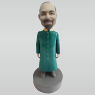 Custom Green robe man bobbleheads