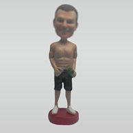 Custom strong man bobble head