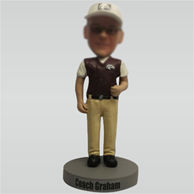 Custom bobblehead of casual man