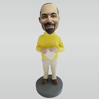 Personalized custom Leisure man bobbleheads