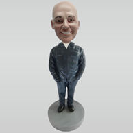 Personalized custom Leisure man bobble heads