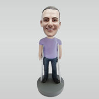 Personalized custom Wounded men bobbleheads