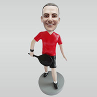 Personalized custom Tennis bobble heads