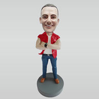 Personalized custom casual bobbleheads