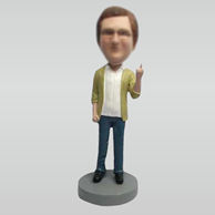 Personalized Custom casual man bobblehead