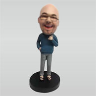 Personalized Custom Leisure man bobble head