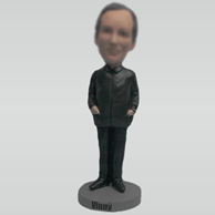 Customize casual man bobblehead doll