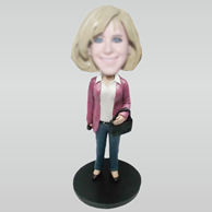 Personalized custom go to work bobbleheads