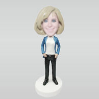 Personalized custom female bobbleheads