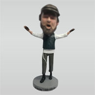 Custom Excited man bobbleheads